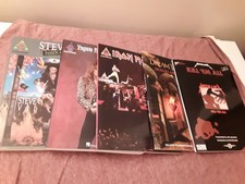 5 Guitar Tab Song Books Heavy metal, Metallica, Iron maiden, Steve Vai plus more