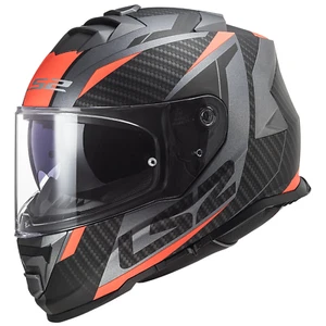 LS2 FF800 Storm 2 Motorcycle Helmet - Racer Matt Titanium Orange - Picture 1 of 9