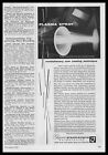 1958 Giannini Plasmadyne Corp. Santa Ana California Plasma Spray System Print Ad