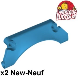 LEGO Technic 2x Panel Car Kotflügel Rundbogen Wache Schlamm 9x2x3 Dark Azure - Picture 1 of 1