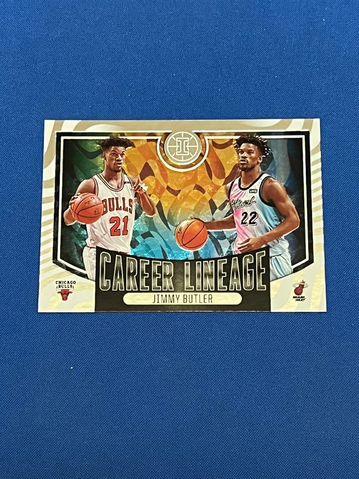 2020-21 Panini Illusion Basketball Career Lineage Insert Card of Jimmy Butler!! - Image 1 of 1