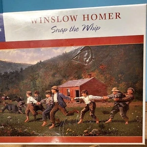 NWB Winslow Homer "Snap The Whip" 1872 Oil Painting Jigsaw Puzzle 1,000 Piece - Picture 1 of 8