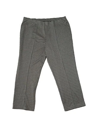 Ruby Road Woman Houndstooth Pants - Autumn Luxe Teal Multicolor - Size 3x - NEW - Image 1 of 2
