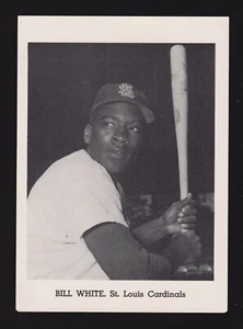 1958-65 Jay Publishing Bill White Cardinals 5x7 paquete de fotos foto en muy buena condición-ex B - Imagen 1 de 2