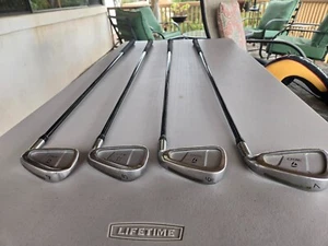 Taylormade 360 Iron Set 4 5 6 7 Regular Lite R-80 Steel Shaft Golf RH - Picture 1 of 7