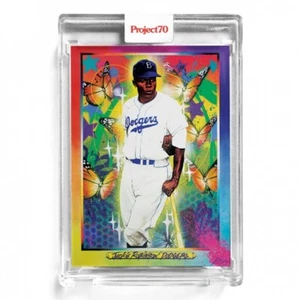 2021 Topps Project70® #124 🔥 1970 Jackie Robinson by RISK 🔥 Brooklyn Dodgers - Picture 1 of 2