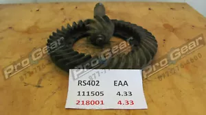 218001 EATON - JUEGO DE ENGRANAJES SPICER. NUEVO. SE ADAPTA A RS402 RELACIÓN 4,33 - Imagen 1 de 12