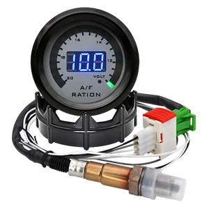 2'' 52mm Auto Car LED Air Fuel Ratio Gauge AFR Gauge W/ Narrowband Oxygen Sensor - Picture 1 of 14