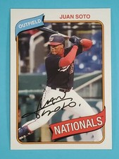 2021 Topps Throwback Thursday Juan Soto Washington Nationals #55 PR:1489