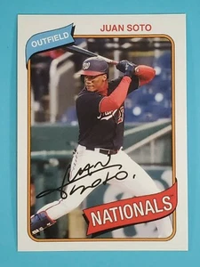 Topps Throwback Thursday 2021 Juan Soto Washington Nationals #55 PR:1489 - Imagen 1 de 2