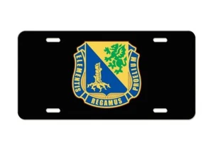 División del Ejército de los Estados Unidos - Insignia del Cuerpo Químico - Placa de matrícula de aluminio - Imagen 1 de 2