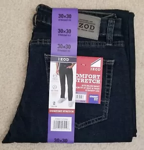 IZOD Men's Comfort Stretch Jeans-30X30- - Picture 1 of 4