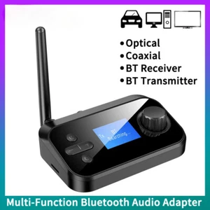 Trasmettitore Audio Bluetooth Wireless Ricevitore 3.5mm AUX Adattatore Stereo Coassiale - Foto 1 di 8