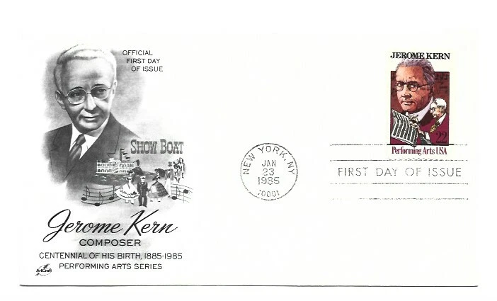 2110 Jerome Kern ArtCraft FDC - Image 1 of 1