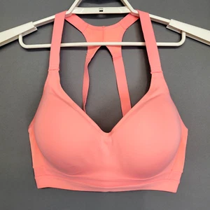 Victorias Secret Incredible Plunge Sports Bra Womens 34DD Racerback Pink Adjust - Picture 1 of 11