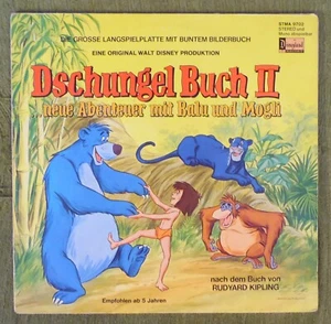 LP : Dschungel Buch II , Disneyland STMA 9702 , 1971 , Klappcover mit Buch - Imagen 1 de 11