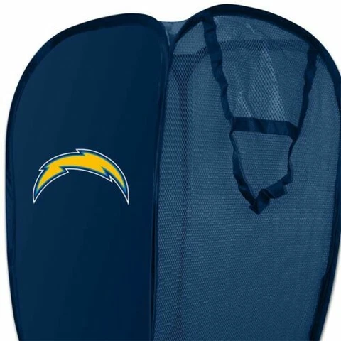 Los Angeles Chargers Storage Clothes Hamper New NFL Lic. Blue. Great Gift Cover