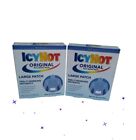 2 Boxes ICY HOT Original Large Pain Relief Patches Exp 04/2026