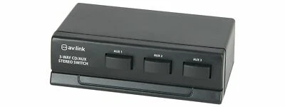 AV:Link Stereo CD/AUX switch, 3-way - Image 1 of 4