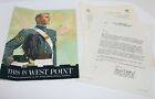 Vtg 1961 West Point Cadet Admissions Catalog Recruitment Mag w/ Typed Letter
