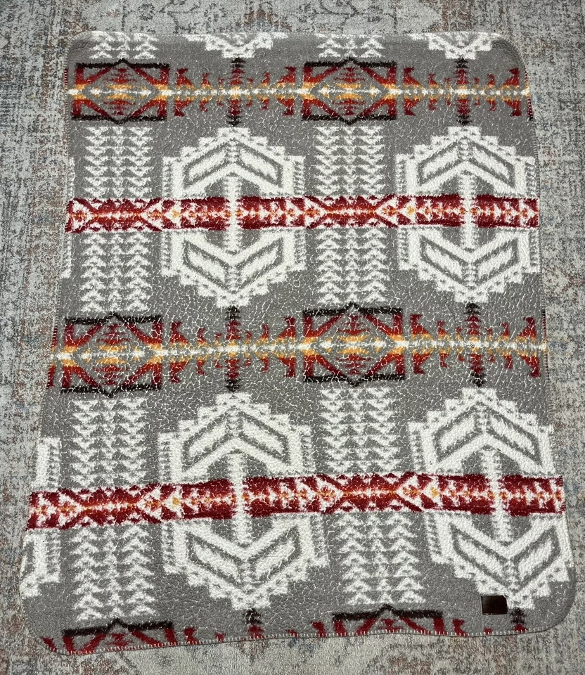 Pendleton Home Collection Sherpa Fleece Blanket Aztec 60 X 48 - Image 1 of 1
