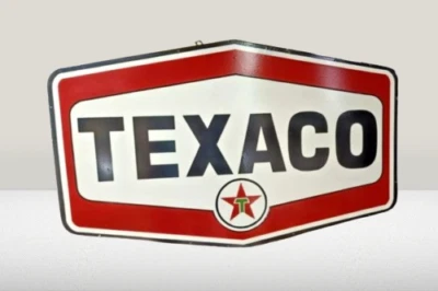 Texaco  Porcelain Enamel Heavy Metal Sign 36  Inches Double Side - Image 1 of 2