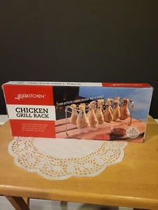 NIB Chicken Legs Grill Rack Stainless Steel - Picture 1 of 5