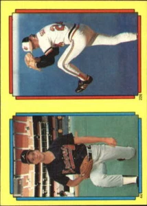 1988 Topps Sticker #44 Tom Glavine #226 Dave Schmidt Ron Guidry on back - Bild 1 von 2