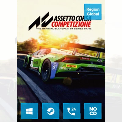 Assetto Corsa Competizione for PC Game Steam Key Region Free - Image 1 of 4