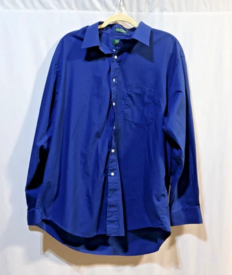 Savile Row Dress Shirt, Mens 17.5 / 34-35, Blue Long Sleeve - Image 1 of 4