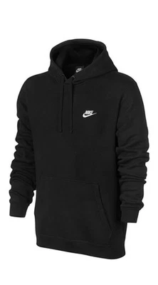 Sudadera con capucha Nike Sportswear Club polar cremallera completa negra para hombre talla M Foto 1 de 2