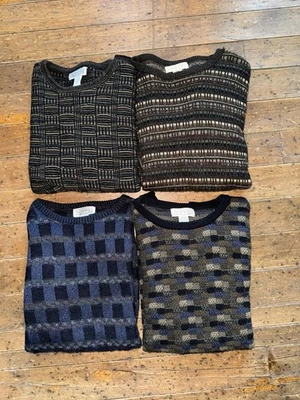 Suéter Gianfranco Ruffini Italia Vintage Tejido Cuello Redondo Grande Manga Larga XL Foto 1 de 4