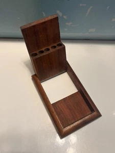 Great Vintage Wood Cigarette Pocket Stash Box Hand Made Secret Fold away - Picture 1 of 9