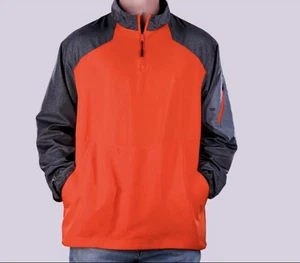 Holloway Range Ultra Lite 1/4 Zip Hoodie Packable Pullover Jacket Black Men 2XL - Picture 1 of 9