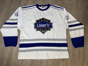 Jimmie Johnson Team Lowe's White Racing Jersey Size XX-Large 2XL - Picture 1 of 6