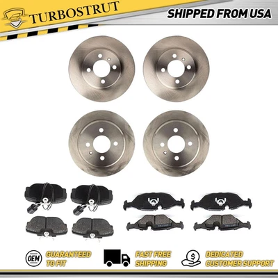 Kit de pastillas de freno delanteras y traseras OE para BMW 325e 1984-1987 2,7 L Foto 1 de 4