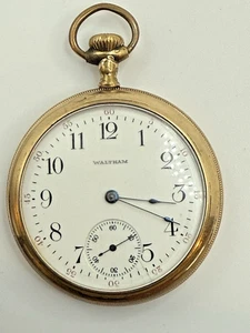 Antique Waltham 16s 1908 Model 10k Gold Filled 15 Jewels - Picture 1 of 5