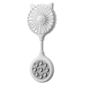 Mini ventilador plegable USB ventosa portátil ventilador pequeño tres velocidades de viento XBX - Imagen 1 de 3