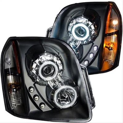 Anzo Headlights Projector With CCFL Halo Black Housing 2007-2010 GMC Yukon Foto 1 de 4