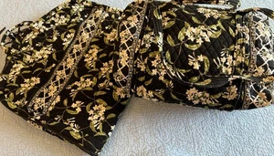 Retired Jasmine Vera Bradley Hanging Garment & Large Duffle Overnight Bag - Picture 1 of 13