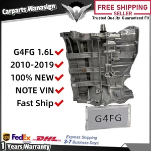 Short Block Engine Assembly For Kia Seltos Hyundai Accent G4FG 1.6L 2010-19 DOHC - Picture 1 of 7
