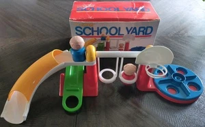 Vintage 1989 Lil Tuppers Schulhof Spielplatz Tupperware Set mit Box ohne Ball - Bild 1 von 15