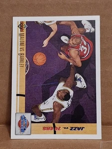 1991 CHARLES BARKLEY VS KARL MALONE UPPER DECK CLASSIC CONFRONTATIONS CARD #31  - Picture 1 of 2