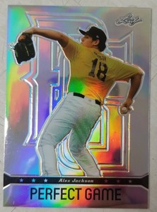 2013 Leaf Perfect Game Metal Silver Refractor ALEX JACKSON Braves 1st RD RC