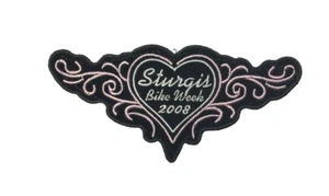 2008 Sturgis Bike Week Damen Harley Davidson Patch - Bild 1 von 3