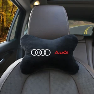 Car Neck Pillow Headrest Pad for Audi - Picture 1 of 4