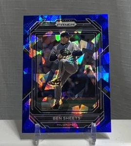 2023 Panini Prizm Ben Sheets Blue Ice Prizm #241 Milwaukee Brewers - Picture 1 of 2
