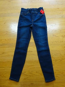 Neu Spanx Damen Ankle Skinny Jeans Midnight Shade Blau Größe S - Bild 1 von 8