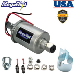 12V Universal Electric Fuel Pump Gas Diesel High Pressure 5-9 PSI E8012S Trucks - Picture 1 of 10