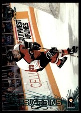 1997-98 Pacific Crown Emerald Green Eric Desjardins Philadelphia Flyers #121 R86
